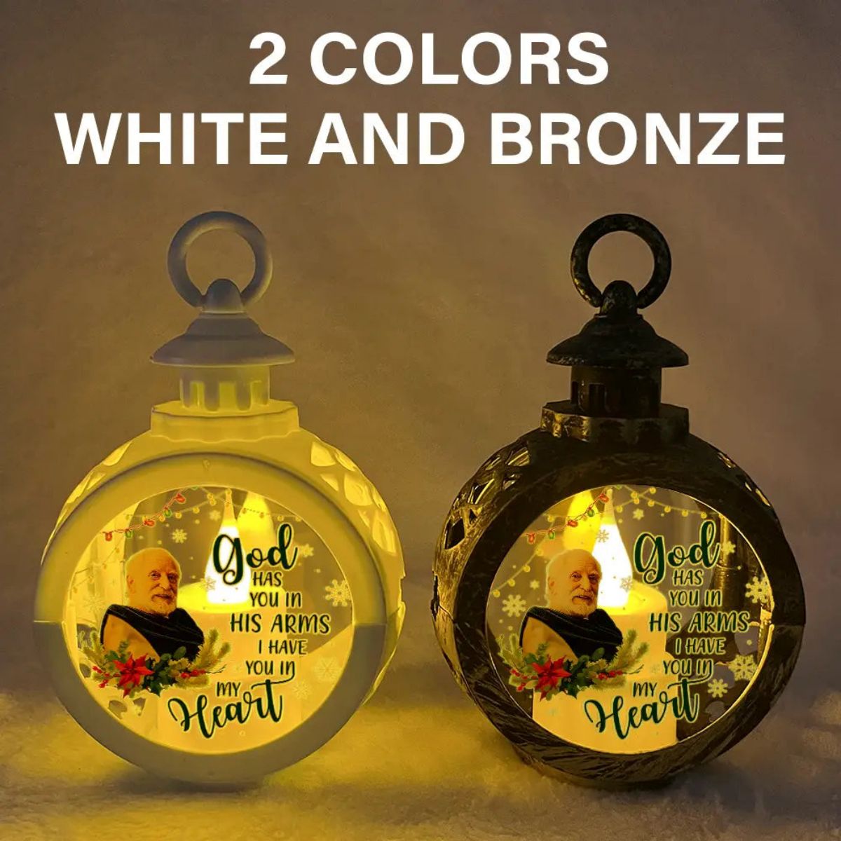 Light Of Those Who Are Watching Today From Heaven Personalized Candlelight Lantern Ornament