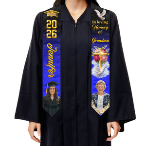 Always On My Mind - Personalized Custom Graduation Stole