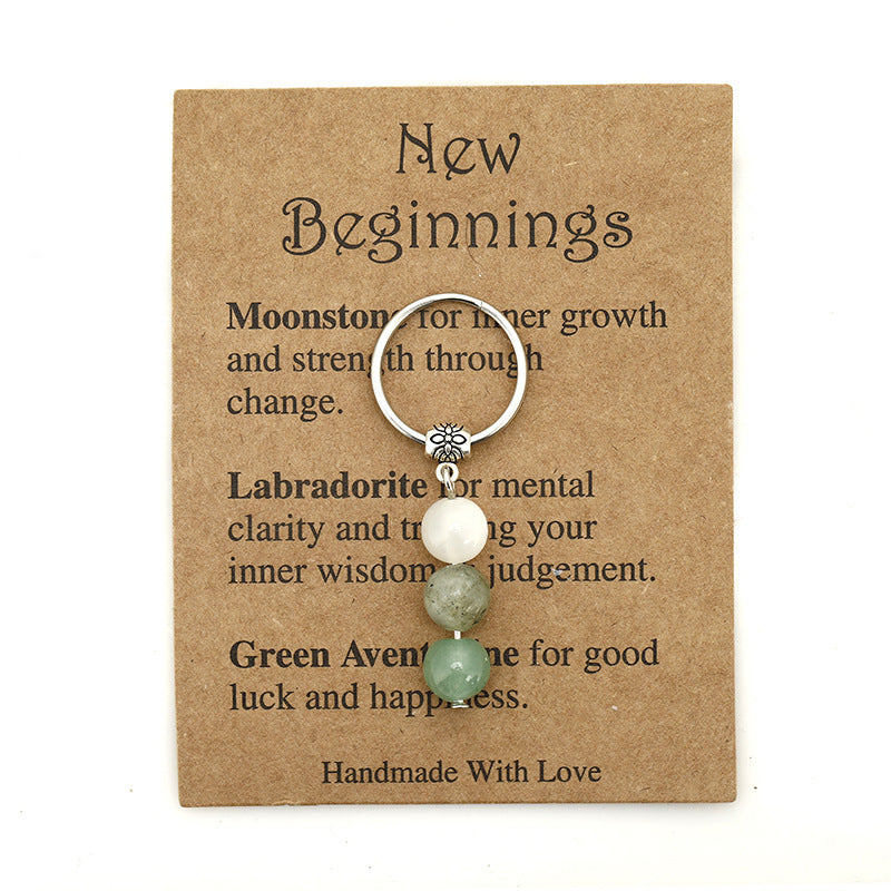 Crystal keychain,Healing crystals,Sad, A new beginning,Love yourself, Good luck with that,Success,Crystal gift