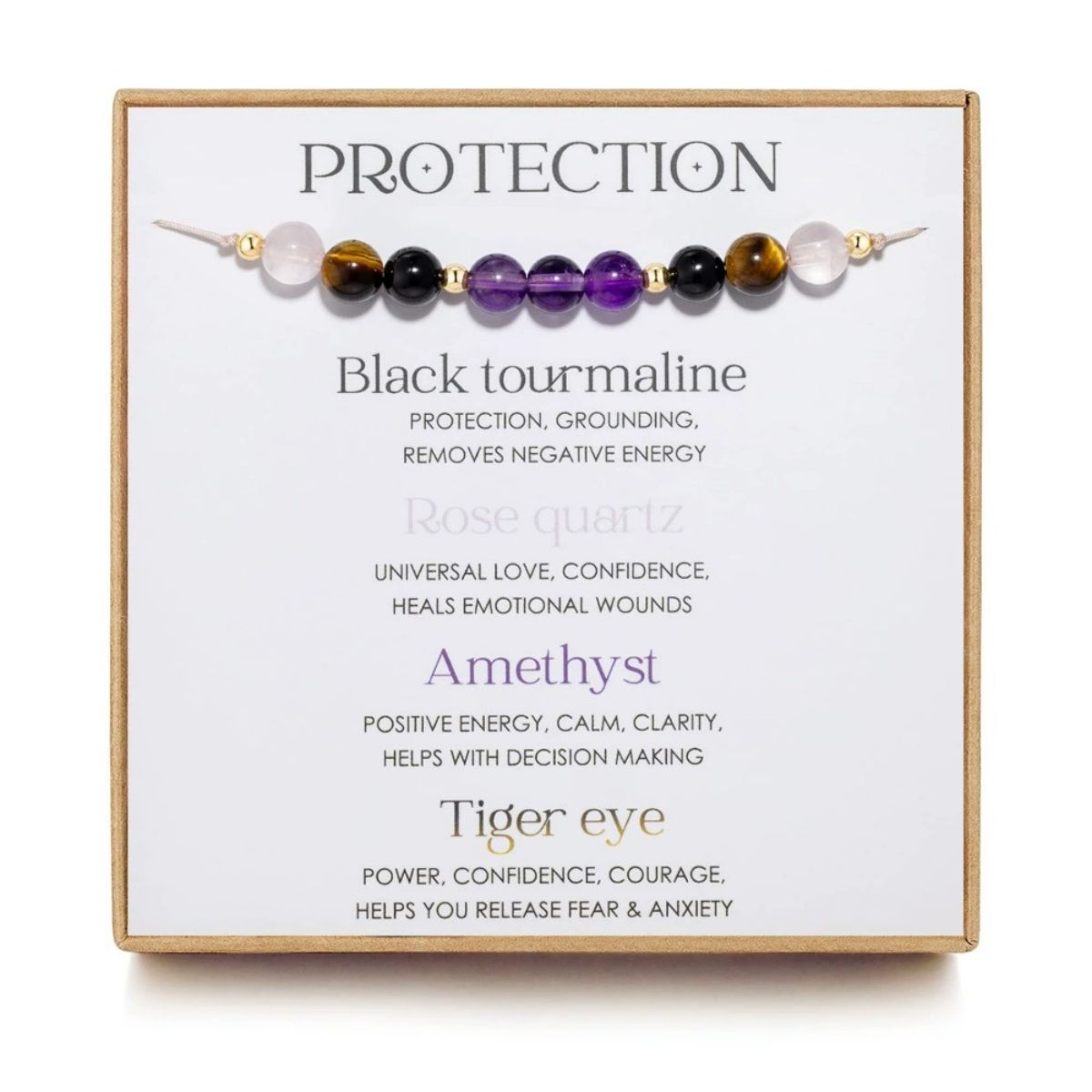 Crystal bracelet Healthy pregnancy, support, expectant mother gift, rose quartz bracelet