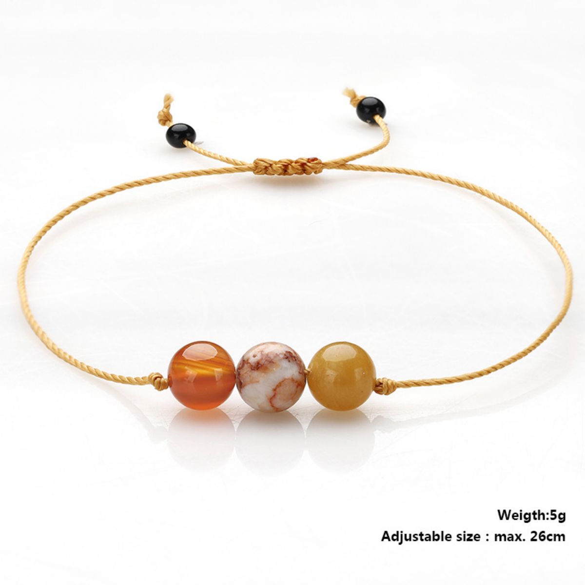 Crystal Bracelet - Real Crystal Jewellery - String Crystal Bracelet - Energy Bracelet