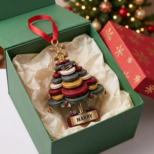Weight Plate, Kettlebell, Dumbbell Kettlebell Personalized Fitness Gym Christmas Ornament