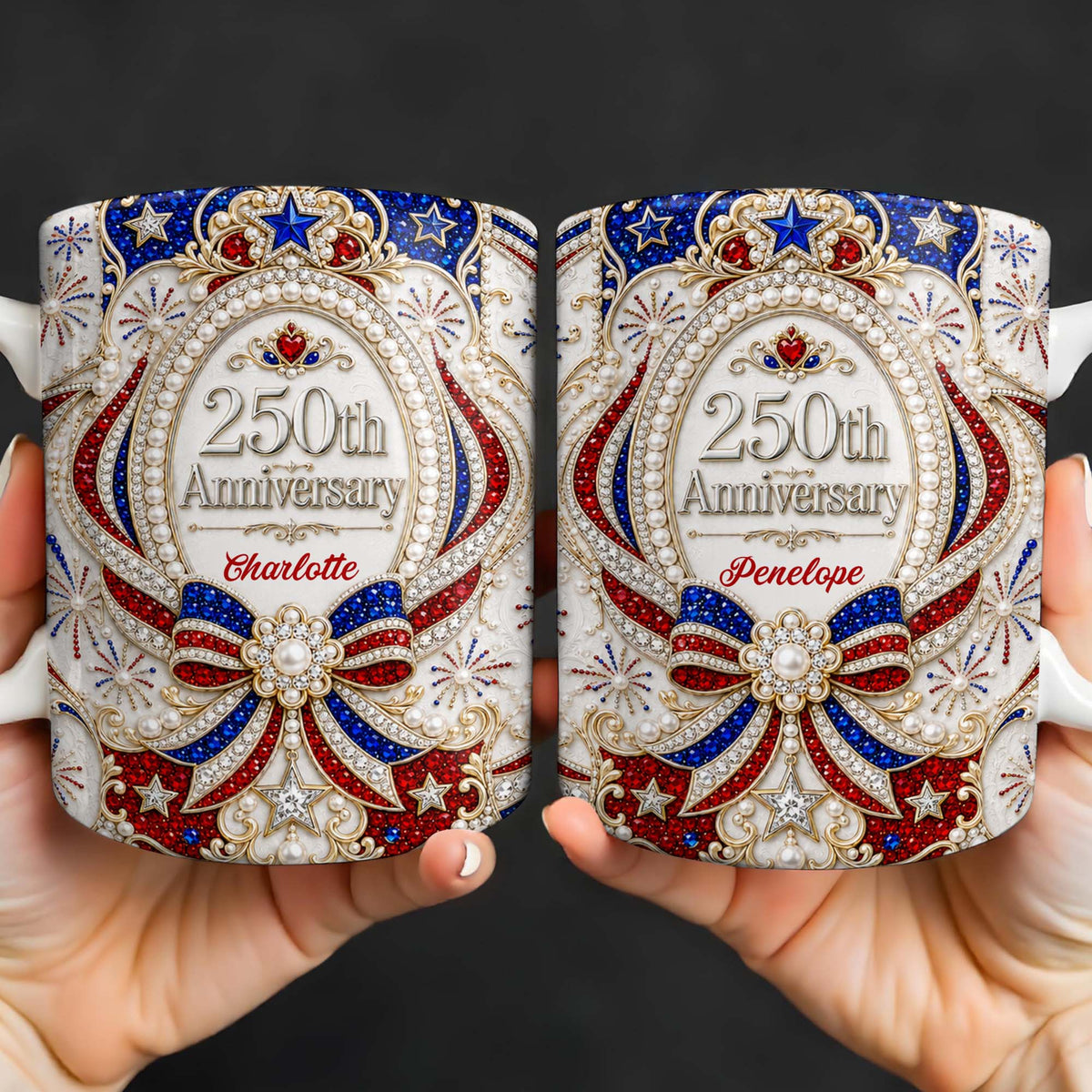 250th Anniversary Personalized Mug Gift For Patriots