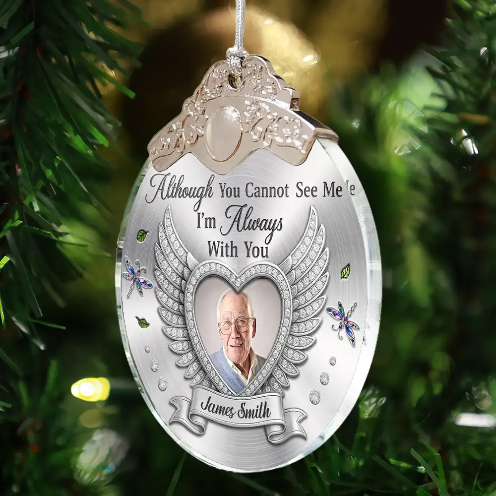 Custom Photo I'm Always With You Memorial Personalized Acrylic Ornament