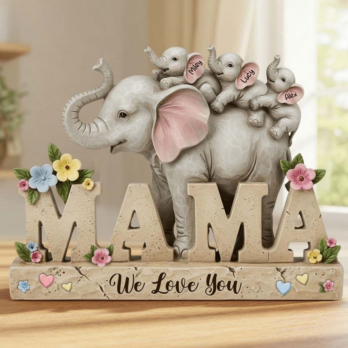 We Love You - Personalized Mother Custom Shaped Acrylic Plaque