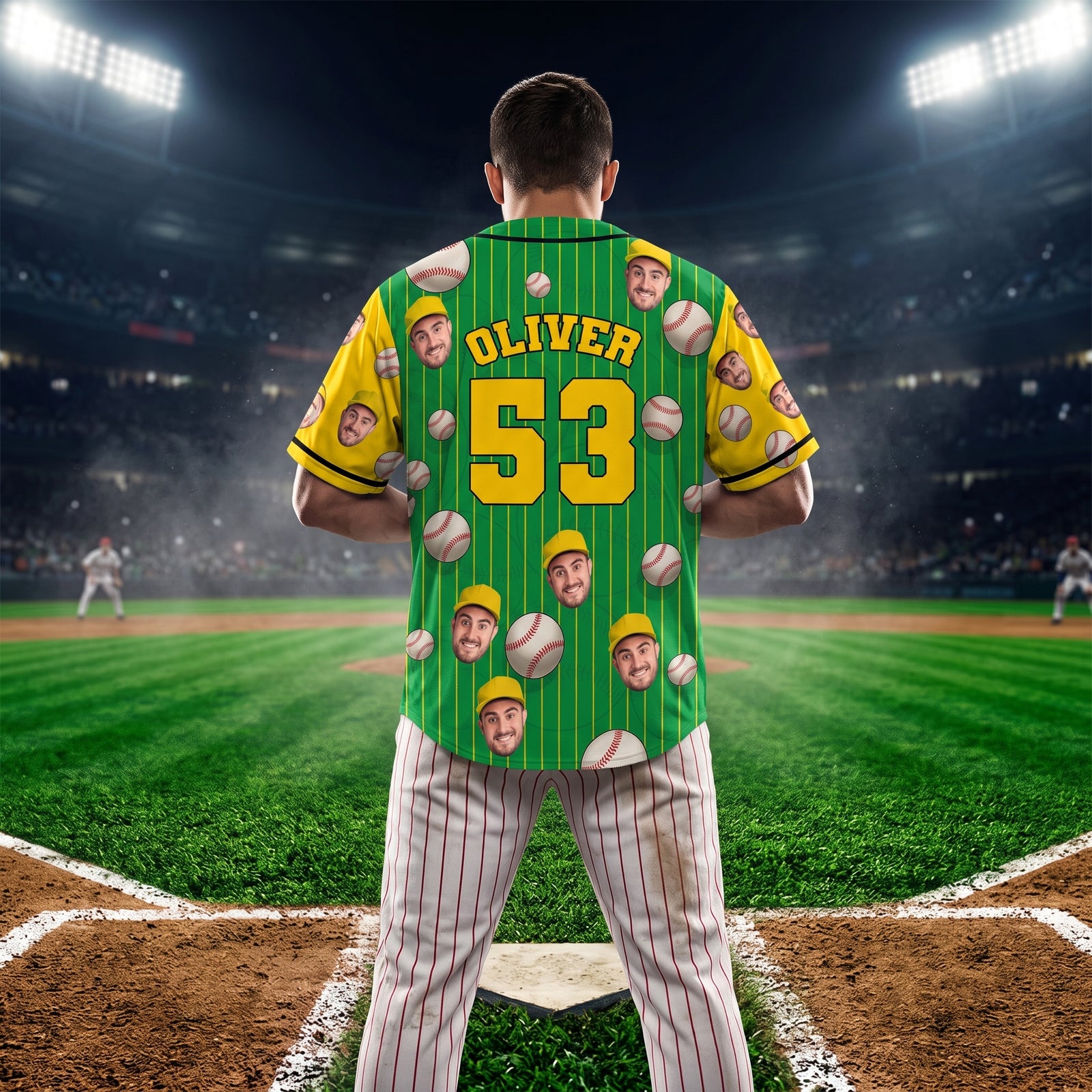 Custom Photo Baseball Jersey – Personalized Sport Lovers Shirt With Team Name