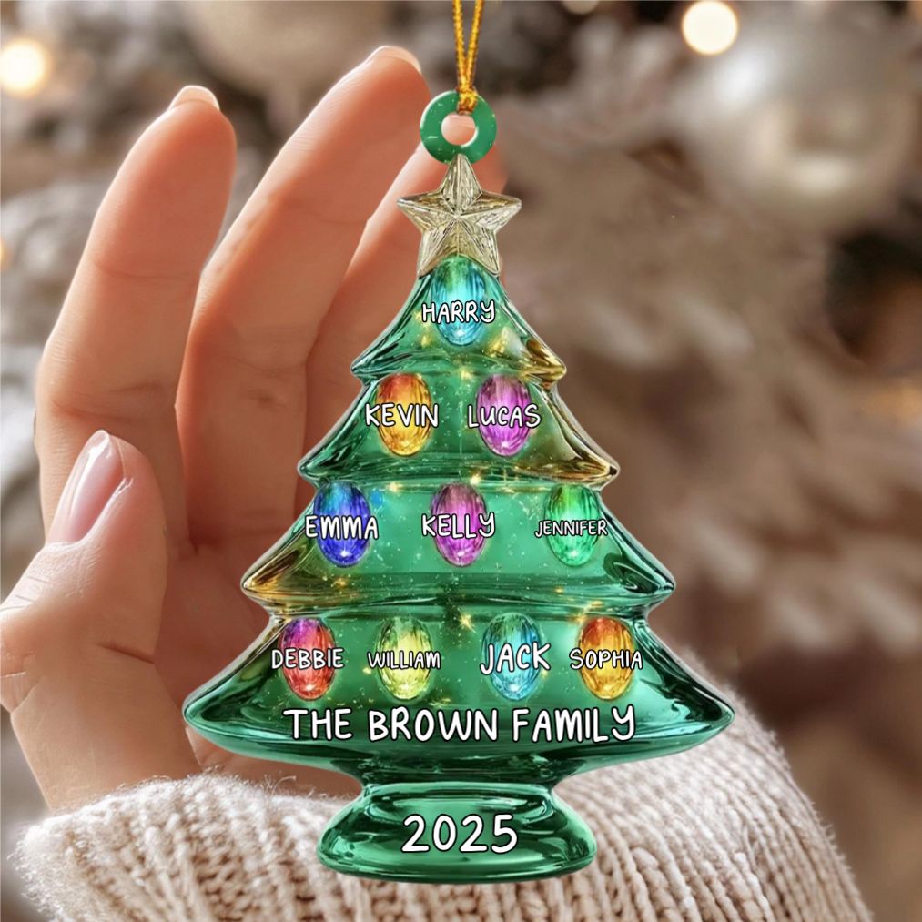 Our Family Tree - Personalized Custom Acrylic Ornament