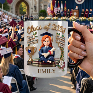 Graduation Gift For Class Of 2026 – Personalized Accent Mug