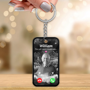 Personalized The Call I Wish I Could Make Memorial Keychain
