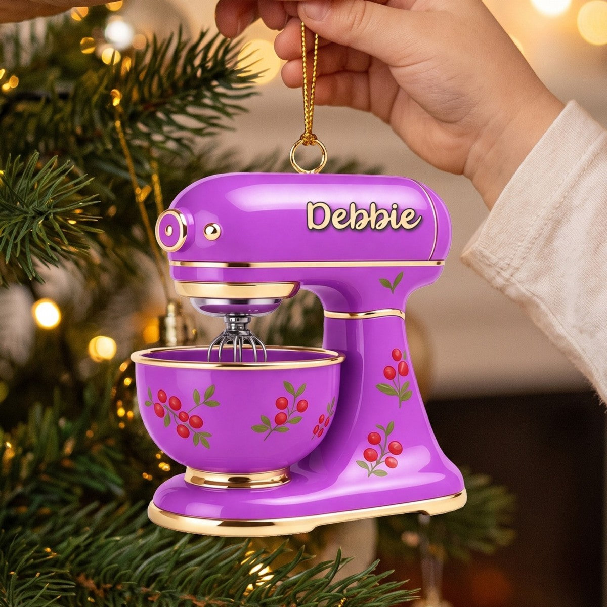 Baking Mixer Ornament - Personalized Acrylic Ornament, Bakers Gift