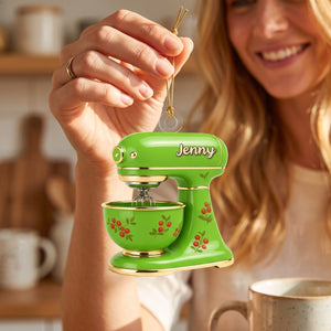 Baking Mixer Ornament - Personalized Acrylic Ornament, Bakers Gift