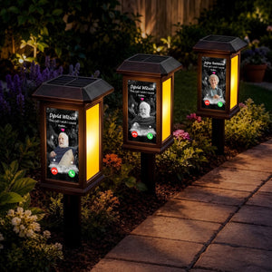 Custom Photo The Call I Wish I Could Make - Personalized Solar Garden Light