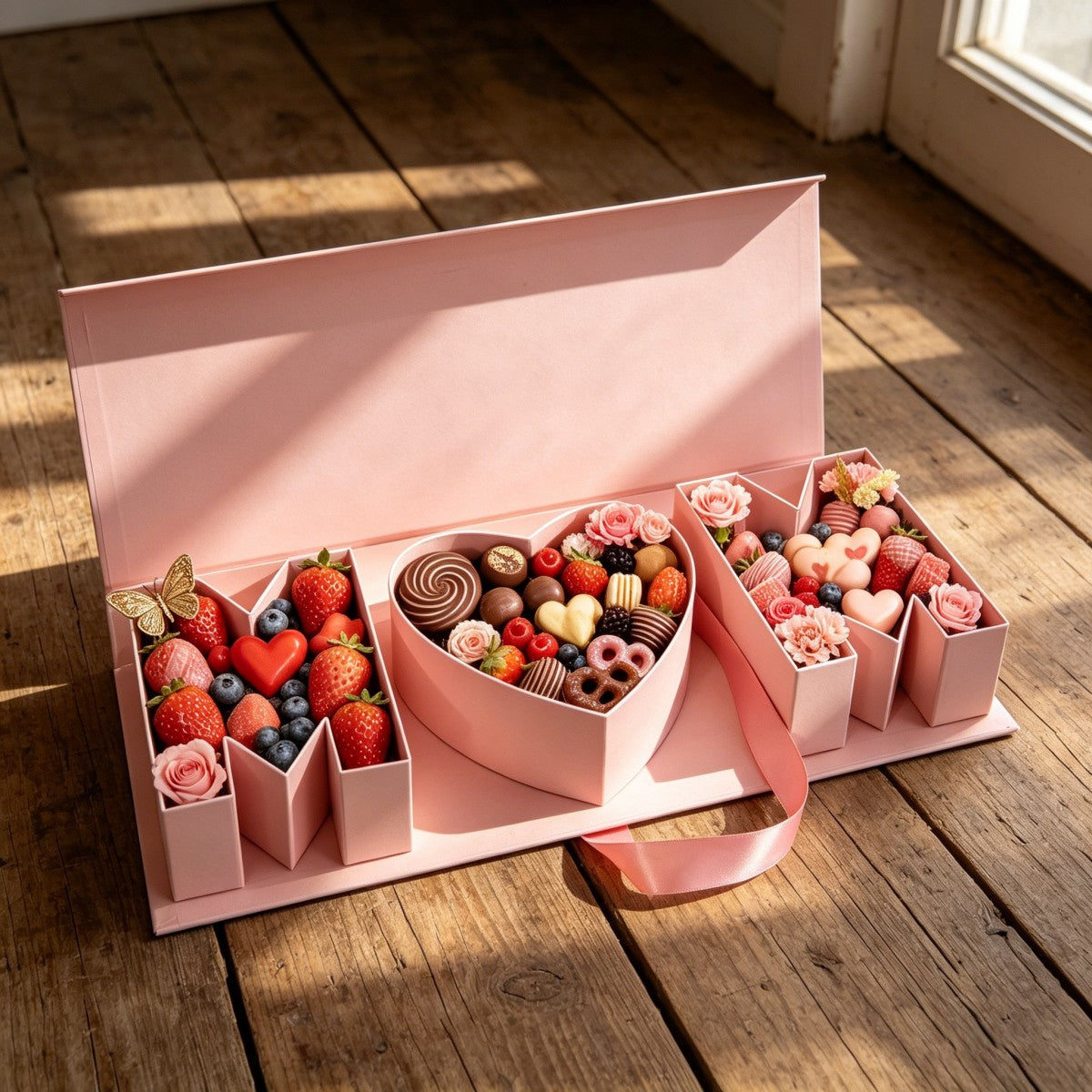 DIY Mom Gift Box, MOM Letter Shaped Fillable Cardboard Box for Mother's Day