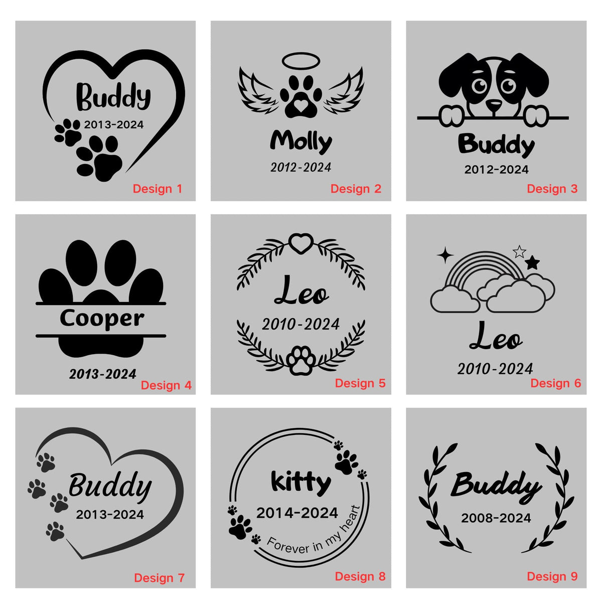 Custom Wooden Pet fur Keepsake Personalized Wooden Pet Ashes Box Pet Loss Gifts