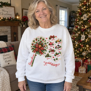 Grandma’s Greatest Blessings – Personalized Christmas Sweatshirt | Heartfelt Holiday Gift For Grandma