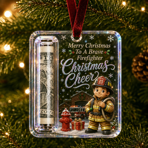 Career Tribute Christmas Money Holder Acrylic Ornament