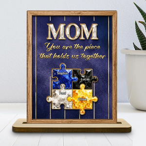 The Heart Of Our Family - Personalized Custom Wood Plaque