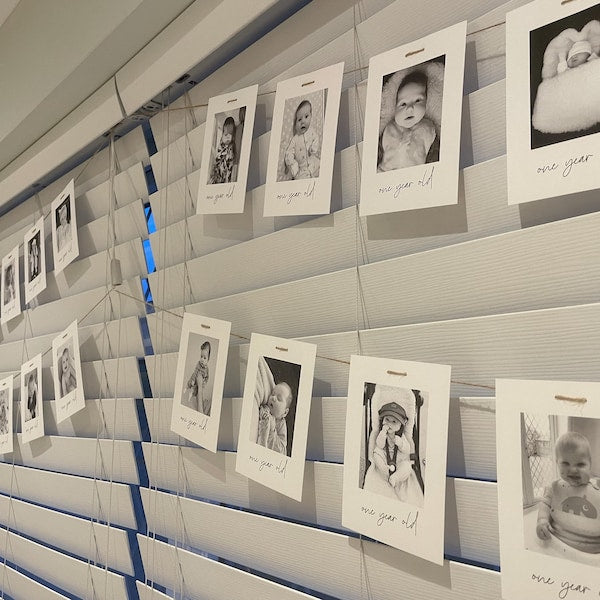 Personalized Photo Birthday Banner Party Decorations