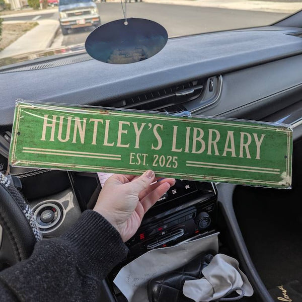 Custom Text Sign, Personalized Metal Sign