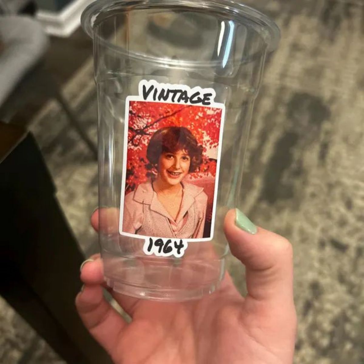 Plastic Party Cups Personalized Birthday Custom Face Party Decorations