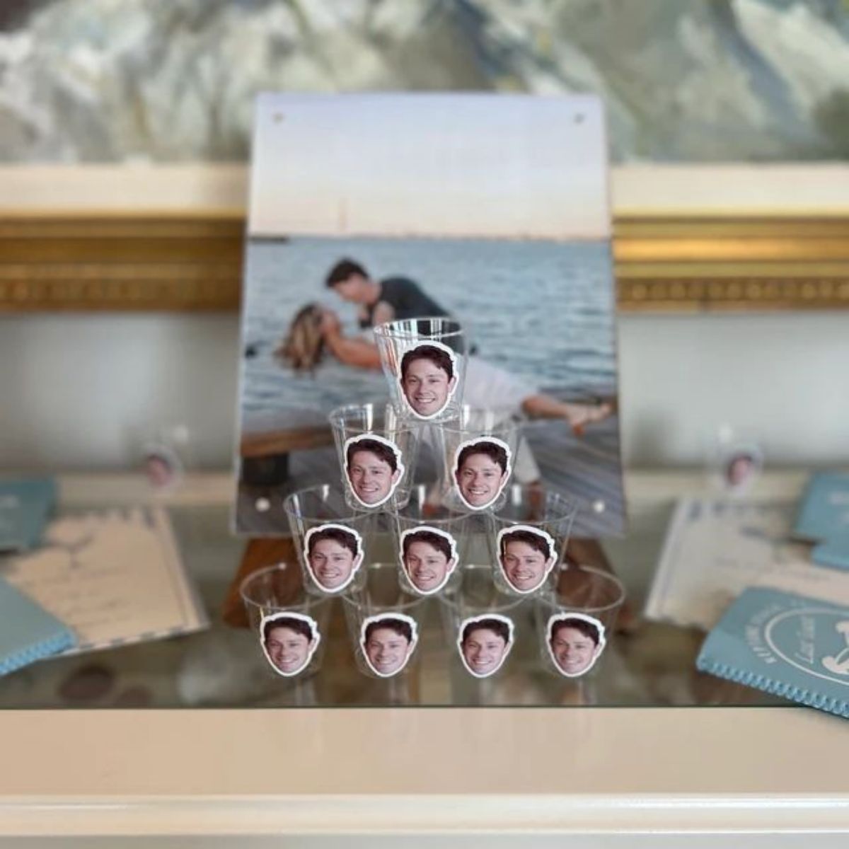 Personalized Plastic Shot Glasses Funny Party Decorations