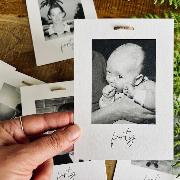 Personalized Photo Birthday Banner Party Decorations