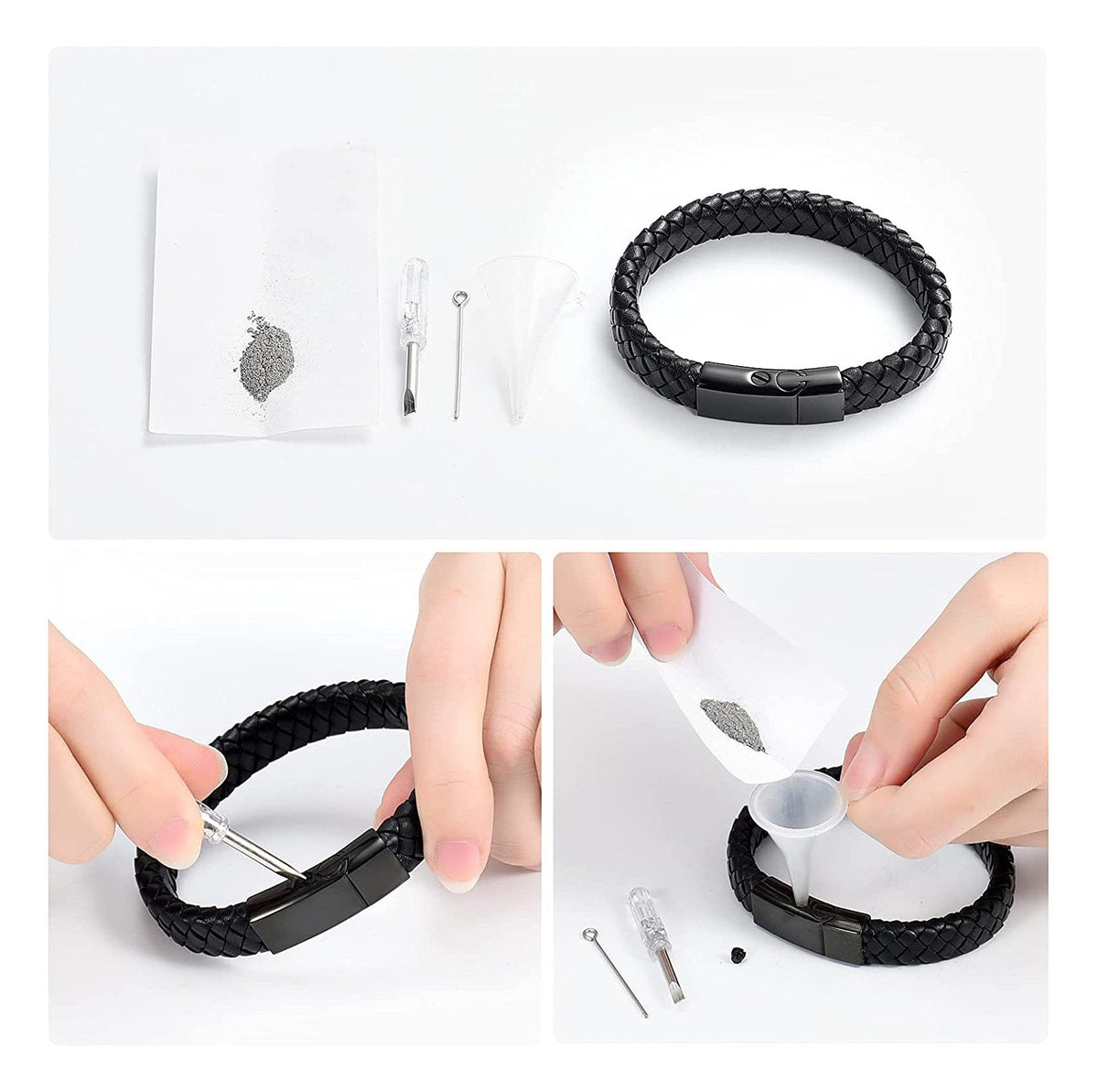 Personalized Urn Memorial Bracelet