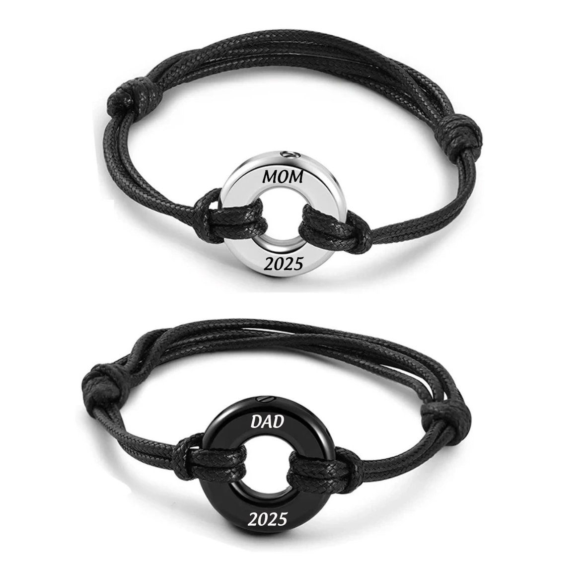 Personalized Memorial Ashes Urn Eternity Circle Bracelet