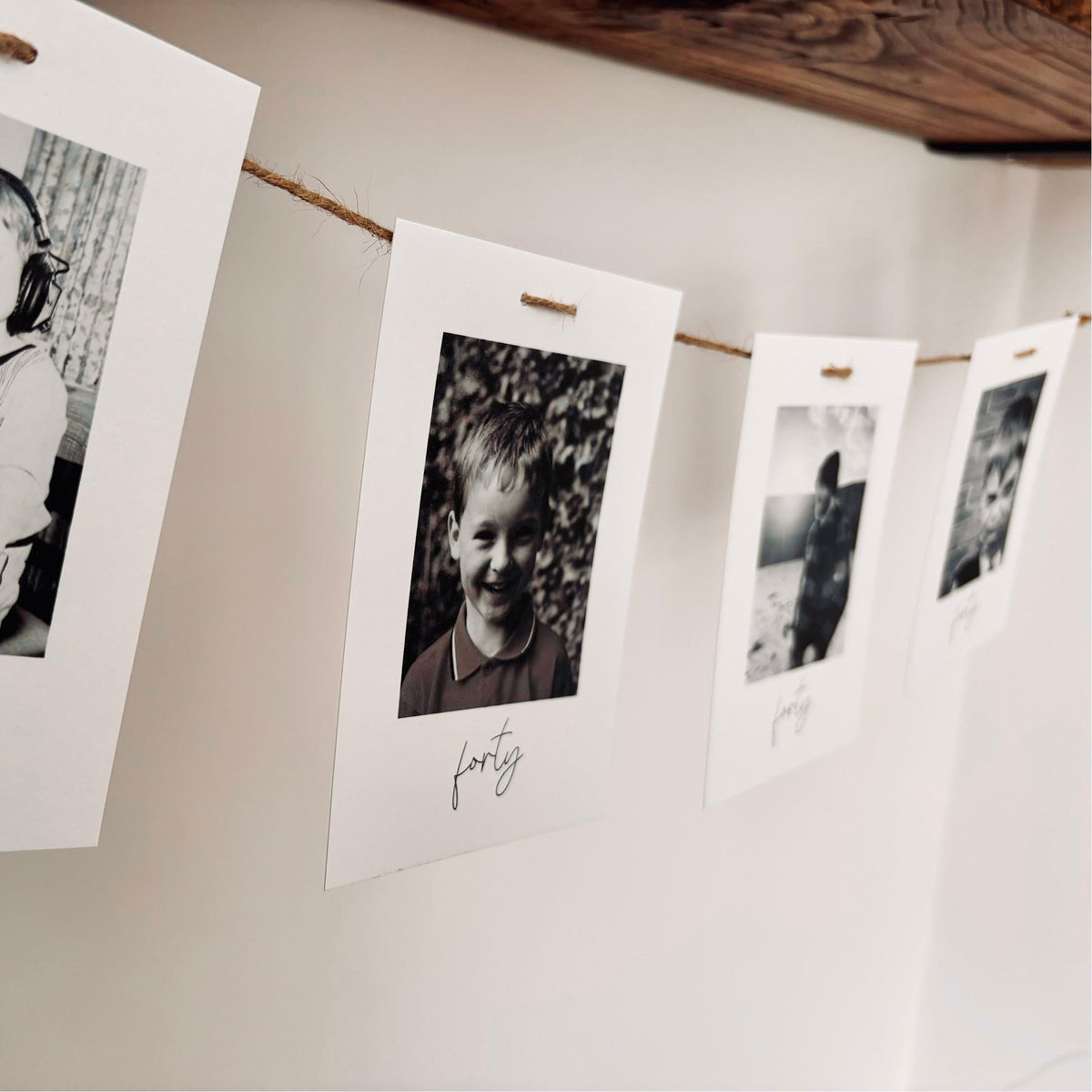 Personalized Photo Birthday Banner Party Decorations