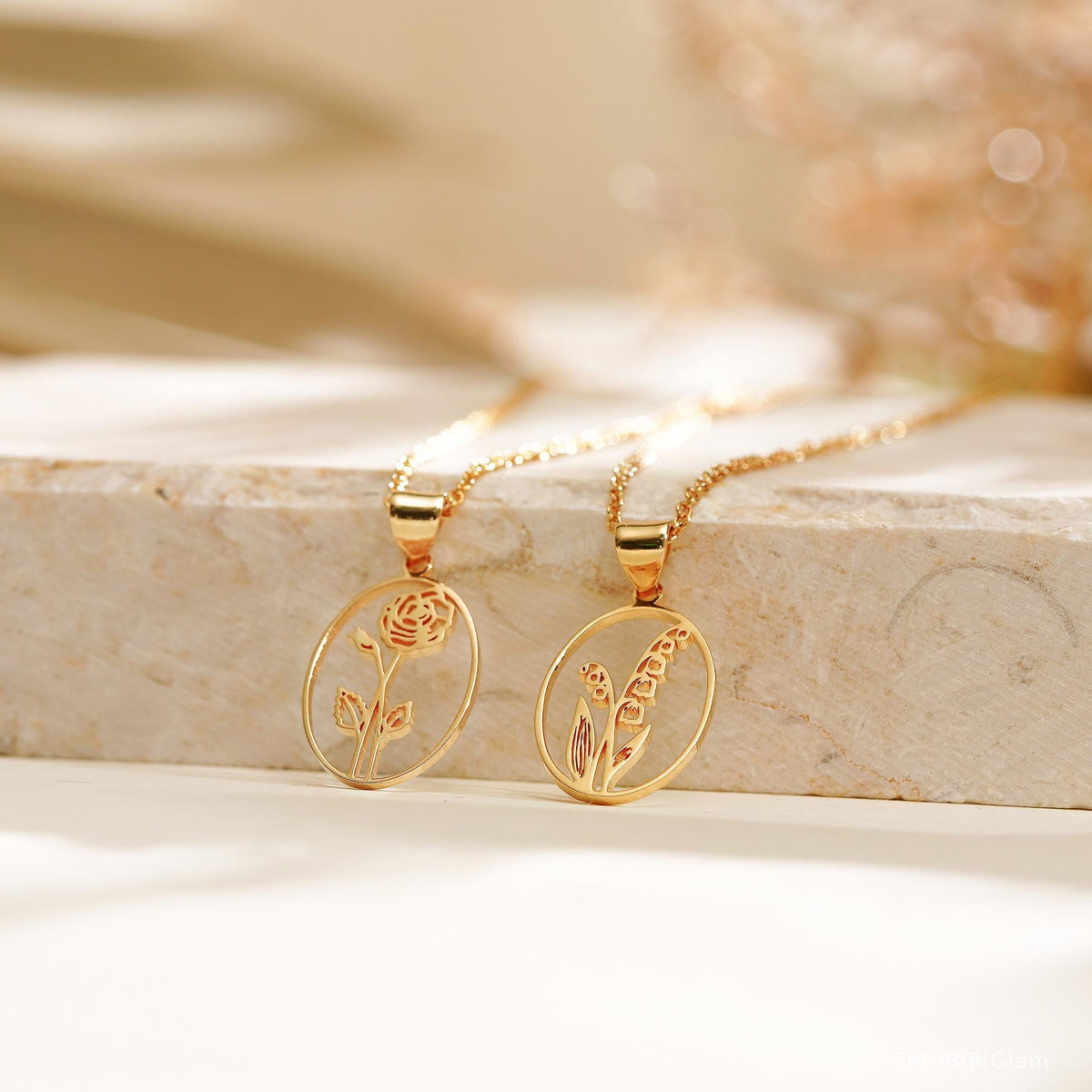 Personalized Birthflower Necklace