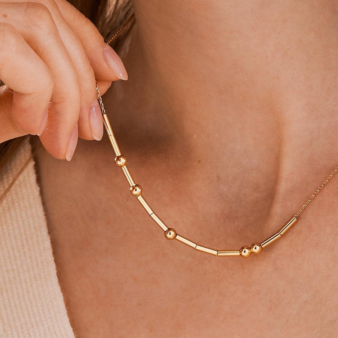 Personalized Morse Code Necklace With Name Or Hidden Message