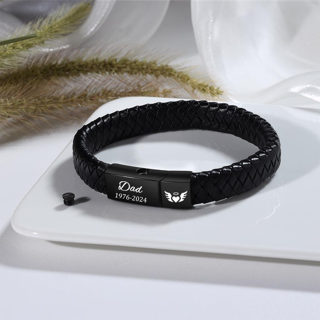 Personalized Urn Memorial Bracelet