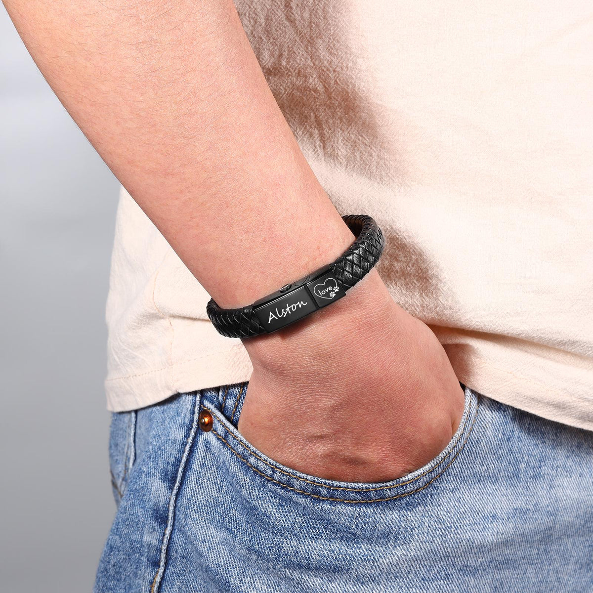 Personalized Urn Memorial Bracelet