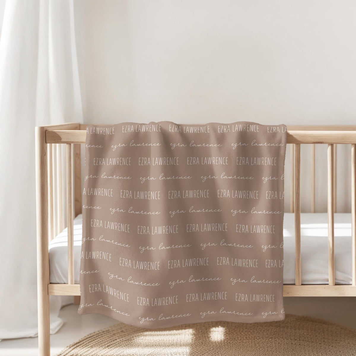 Custom Baby Blanket with Name, Personalized Name Blanket, Newborn Hospital Blanket, Custom Baby Gift, Baby Name Swaddle