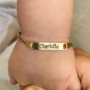 Custom Name Personalized Baby Bracelet, Newborn Gift