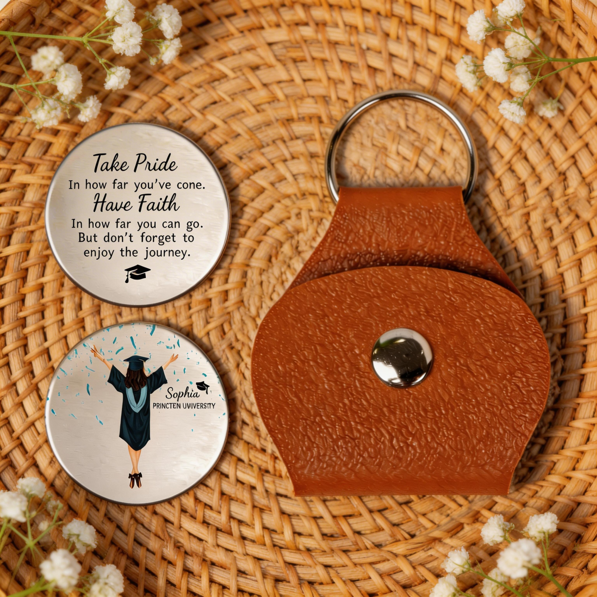 Graduation Gifts Enjoy The Journey - Personalized Pocket Hug