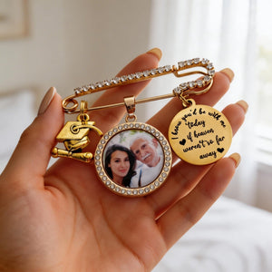 Grad Cap Gown Charm Ceremony pin, Personalized Photo 2026 Graduation Cap Memorial Tassel Lapel Pin