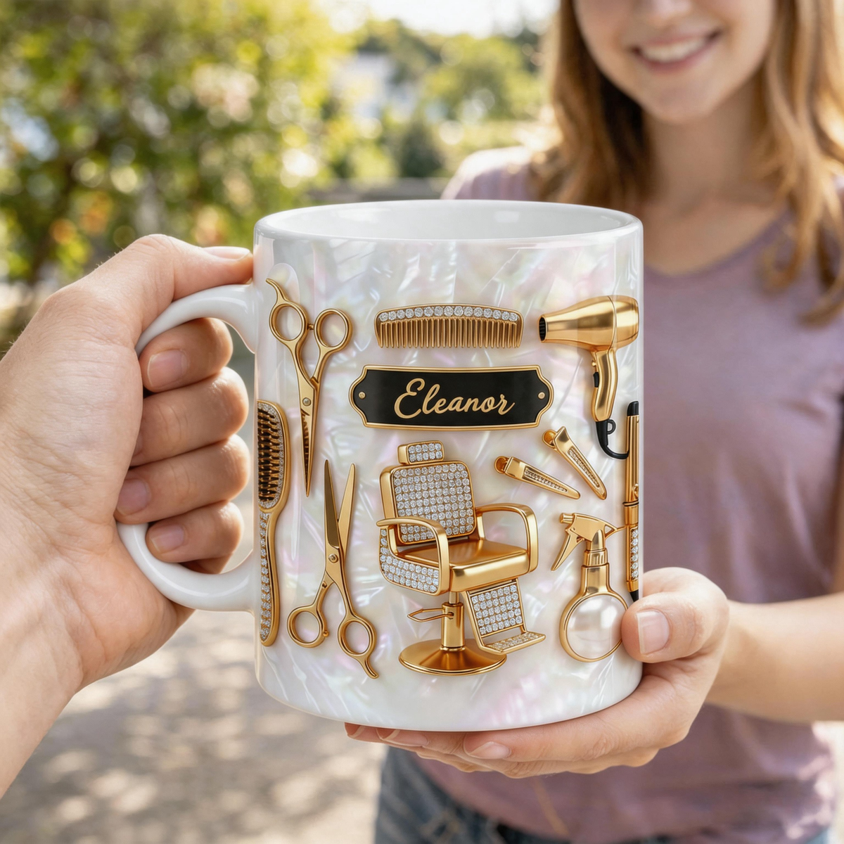 Master of Style 3D Effect Personalized Coffee Mug Gift for Hairstylist Lovers