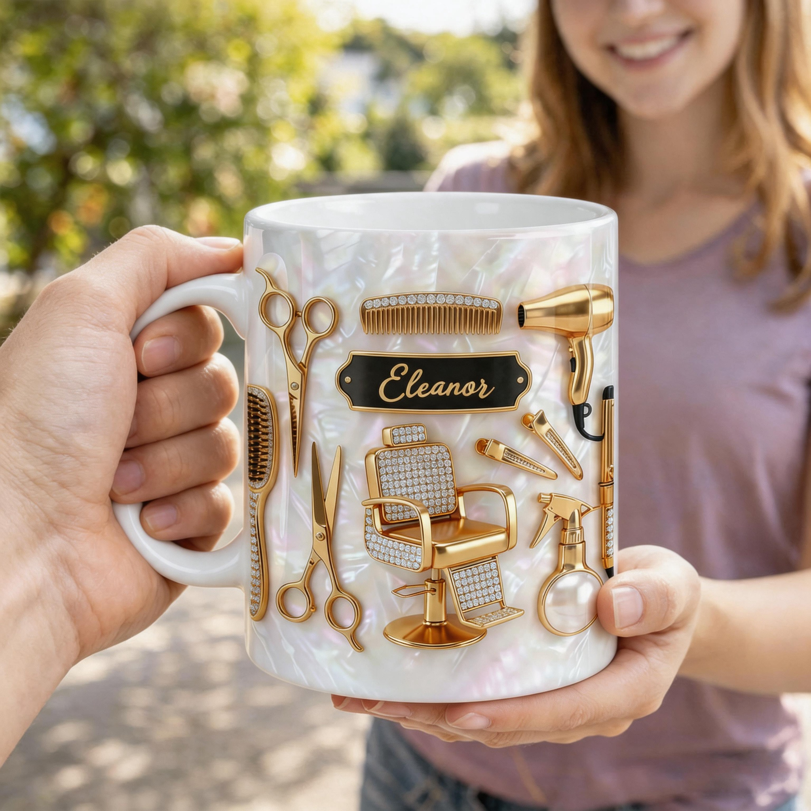 Master of Style 3D Effect Personalized Coffee Mug Gift for Hairstylist Lovers