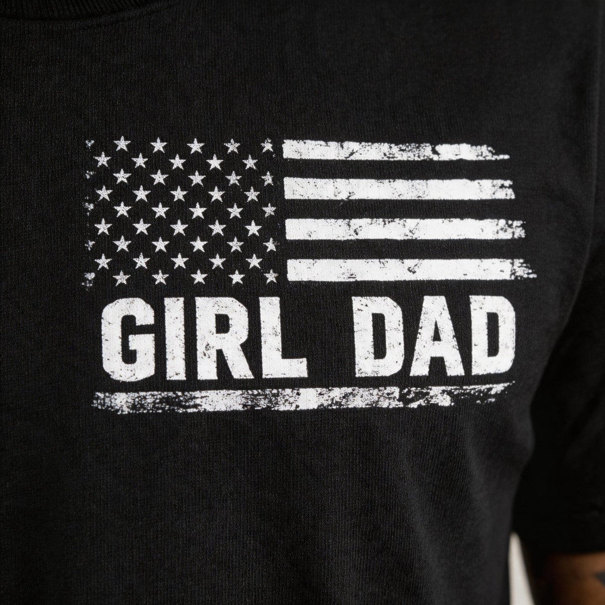 Girl Dad T-shirt Personalized Gift for Father's Day