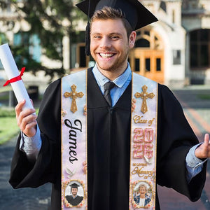 Forever In My Heart - Personalized Custom Graduation Stole