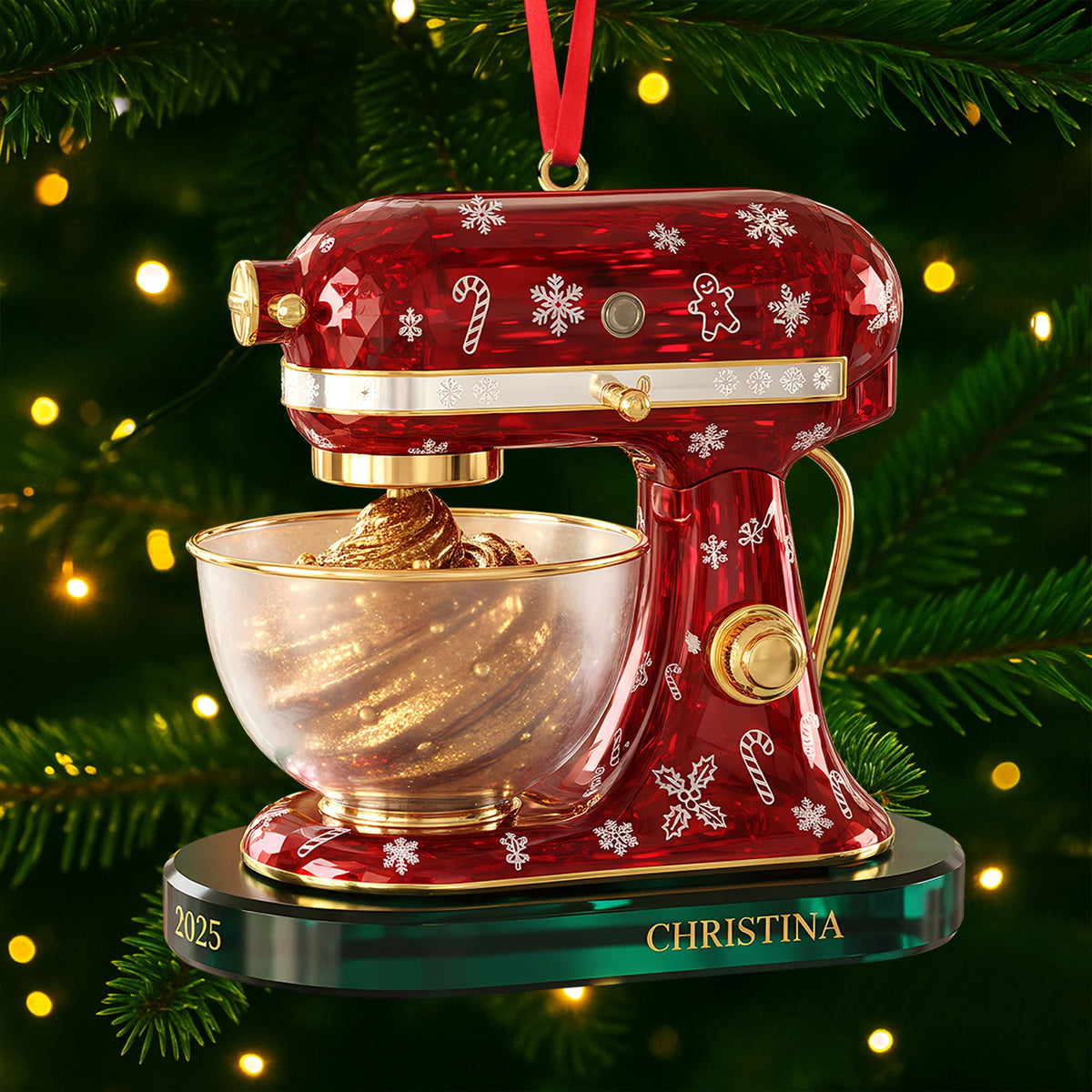 Baking Mixer - Personalized Baking Ornament Gifts For Baking Lovers