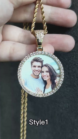 Personalized Photo Charm Hip Hop Pendant
