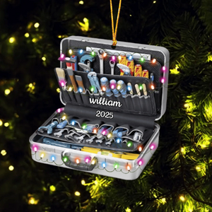 Personalized Electrician Christmas Ornament, Gift for Electrician