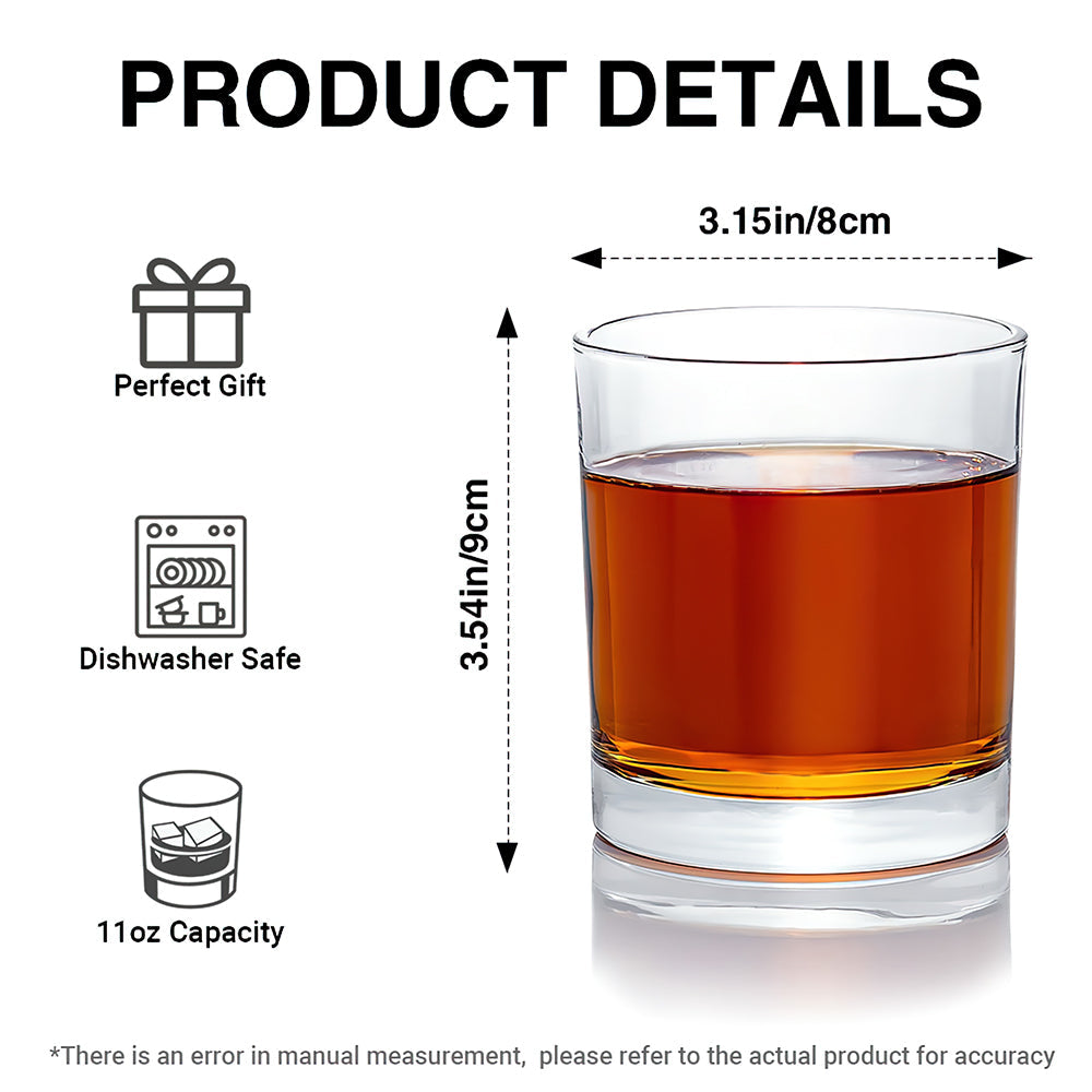 Proud Anniversary Round Glass, Personalized Gifts For Patriots