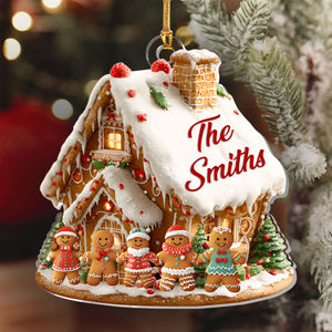 Personalized Cookie House Christmas Ornament