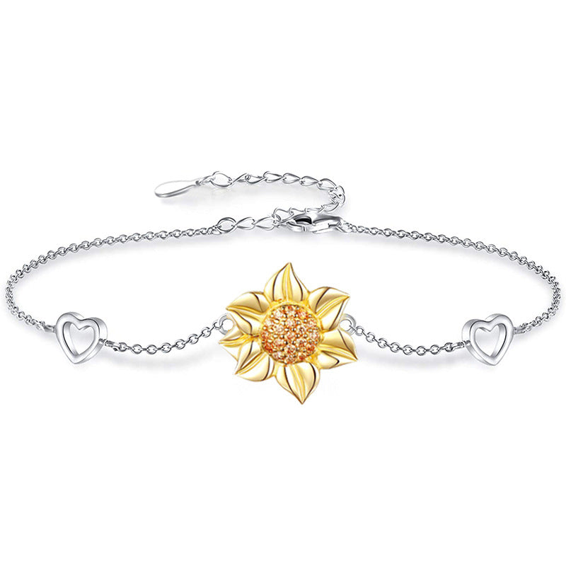 To My Best Friend-Sunflower Bracelet