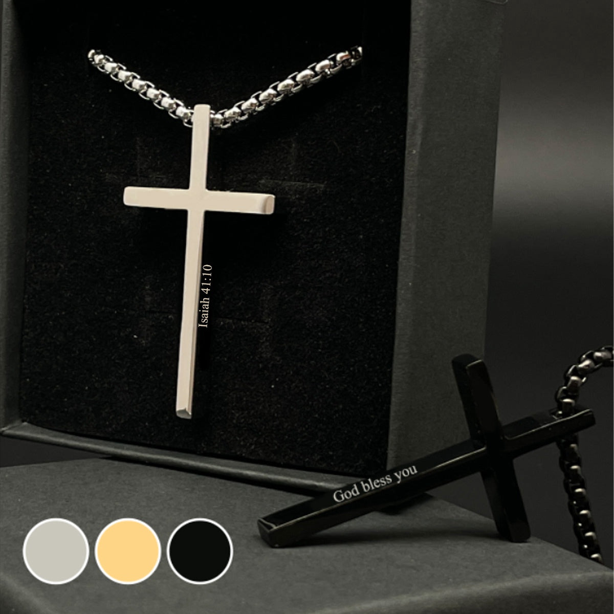 Personalized Cross Necklace