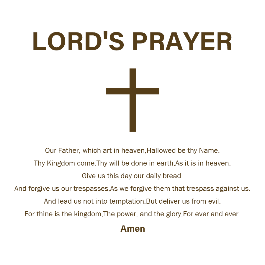 Lord's Prayer Bracelet,Cross Bracelet, Men's Bracelet