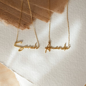 Custom Name Necklace - Minimalist Name Necklace